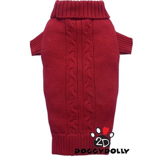Pet cloths -Doggydolly sweater  เสื้อไหมพรม  เสื้อผ้าสัตว์เลี้ยง เสื้อผ้าหมาแมว  รุ่น  W272