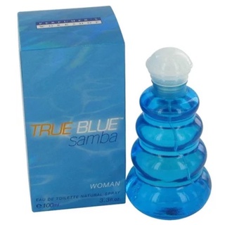 Samba True Blue Woman EDT 100 ml. แซมบ้า ทรู บลู ผู้หญิง EDT 100 มล.น้ำหอมแท้ กล่องซีล