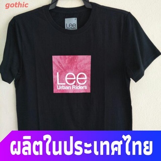 gothic เสื้อยืดกีฬา Lee เสื้อยืดสวยๆสีดำสนิท ราคาป้าย   มีไซส์ M, L, XL, Sports T-shirt