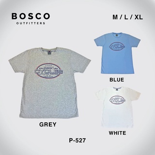 เสื้อยืดคอกลมพิมพ์ลาย BOSCO T-527