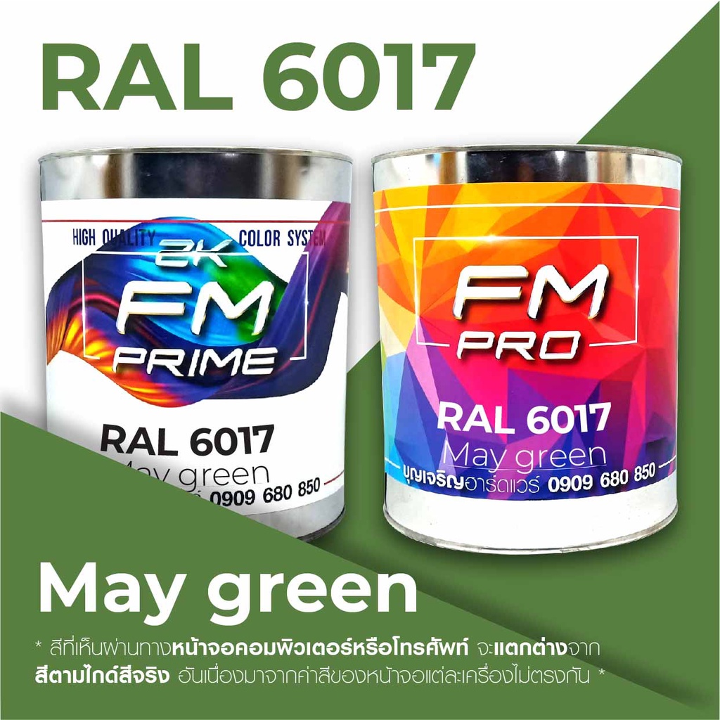 สี-ral6017-ral-6017-may-green-ราคาต่อลิตร