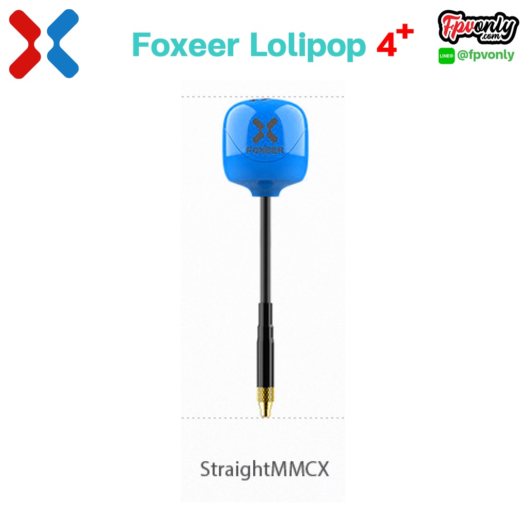 ภาพสินค้าFoxeer Lollipop 4 Plus High Quality 5.8G 2.6dBi FPV Omni LDS Antenna จากร้าน fpvonly บน Shopee ภาพที่ 2