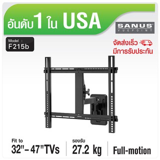 (ลด 80% ลดล้างสต๊อก) SANUS VUEPOINL ขาแขวนทีวี ปรับทุกทิศทาง 32"-47" F215b - สีดำ