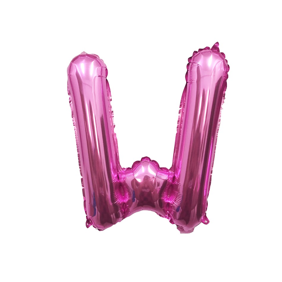 balloon-fest-ลูกโป่งฟอยล์-ตัวอักษรอังกฤษ-v-z-สามารถเลือกได้-ขนาด-16นิ้ว-สีชมพู-pink