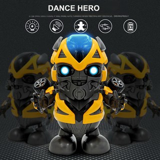 บับเบิ้ลบี Bumblebee Dancing Robot มีไฟและเสียงเพลง เหมาะสำหรับของขวัญเด็กๆ