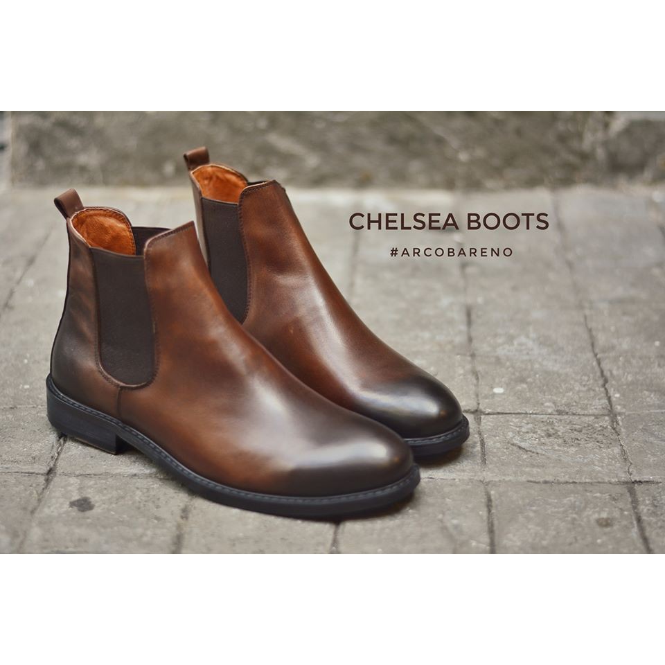 901 Arcobareno Chelsea Boots Panited Patina | Shopee Thailand