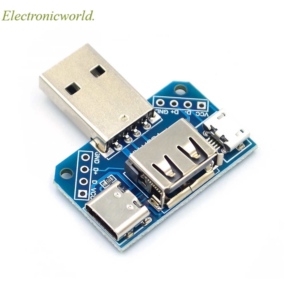 usb-head-switchboard-usb-เชื่อมต่อ-to-type-c-micro-usb-female-usb-2-54-4p-อะแดปเตอร์ทดสอบกระแสไฟฟ้า