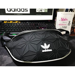 กระเป๋าคาดอกadidas3Dสีดำพร้อมส่ง
