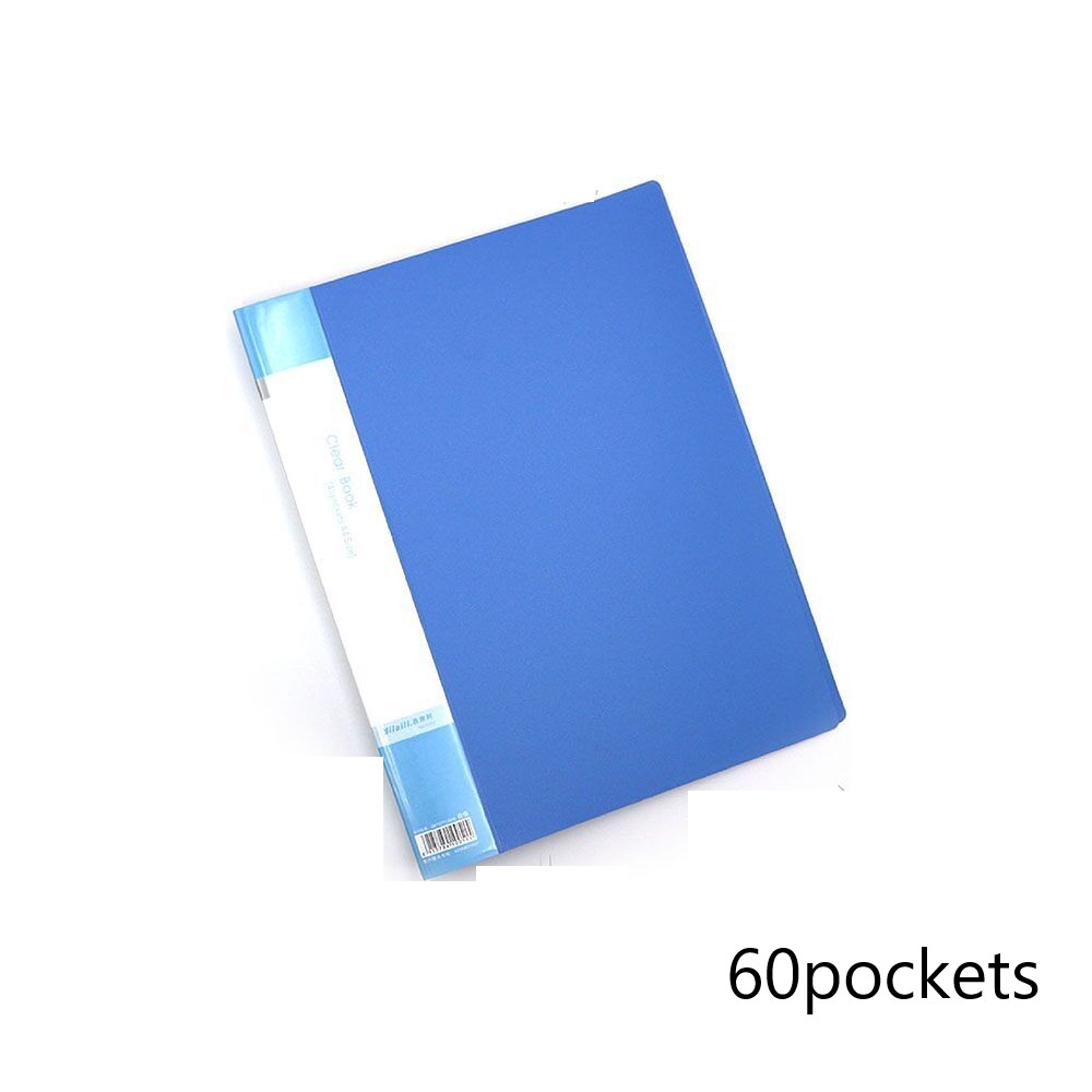 แฟ้มเอกสาร-60-pockets-แฟ้มสำนักงาน-แฟ้มสะสมผลงาน-แฟ้มใส่เอกสาร-ราคาถูก-พร้อมส่ง