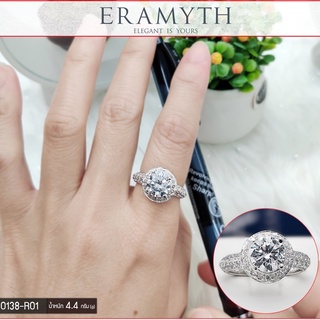Eramyth Jewelry แหวน เงินแท้ SI-0138-R01 งานฝังเพชรสวิลCZ สินค้ามาตรฐานส่งออก