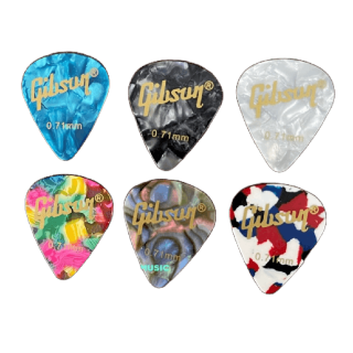 ปิ๊กกีตาร์ Gibson อย่างดีของแท้ ขนาด 0.46 0.71 มิลลิเมตรพร้อมส่ง🚚ส่งเร็ว (สุ่มสี)