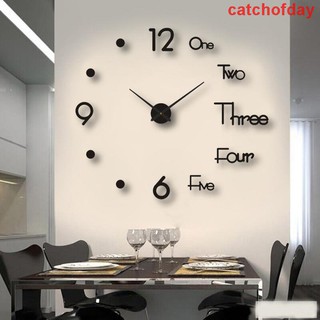 นาฬิกาแขวน สร้างสรรค์นาฬิกา DIY ห้องนั่งเล่นแฟชั่นศิลปะฟรีนาฬิกาแขวนที่ทันสมัยเรียบง่ายใบ้นาฬิกาติดผนัง