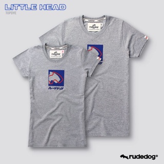 Rudedog เสื้อยืดแขนสั้นชาย/หญิง รุ่น Little Head สีเทา (ราคาต่อตัว)