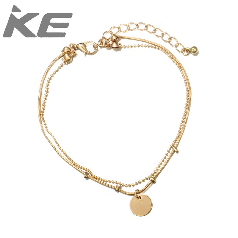 simple-anklet-beach-geometric-disc-multi-gold-and-silver-two-color-anklet-for-girls-for-women