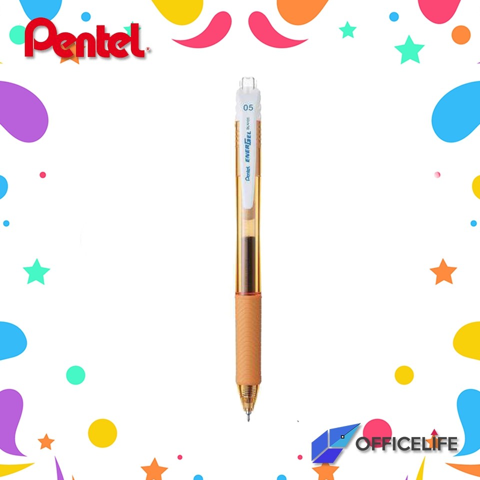 ภาพสินค้า(1 ด้าม)ปากกา Pentel Energel BLN105 สีด้ามพาสเทล หมึกน้ำเงิน ขนาด0.5มม 1 ด้าม จากร้าน officelife บน Shopee ภาพที่ 5
