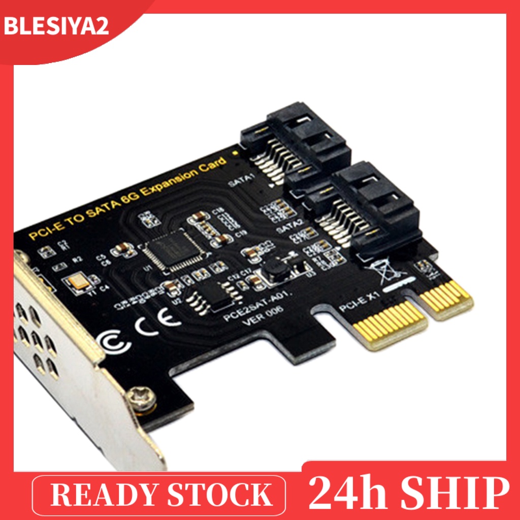 blesiya2-pci-e-x16-sata-3-0-7-pin-2-พอร์ต-sata-6-g-อะแดปเตอร์การ์ดขยาย