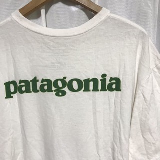 Patagonia เสื้อยืดลําลองสําหรับผู้ชายผู้หญิงผ้าฝ้ายแขนสั้นพิมพ์ลายตัวอักษร