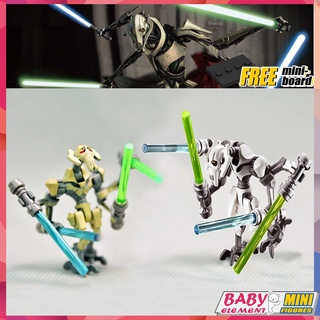 ฟิกเกอร์ Star Wars Confederacy of Independent Systems Cyborg Lightsaber ขนาดเล็ก 2 แบบ PG8011