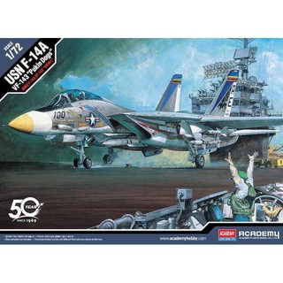 โมเดลประกอบ Academy Model 1/72 AC12563 USN F-14A " VF-143 PUKIN DOGS "