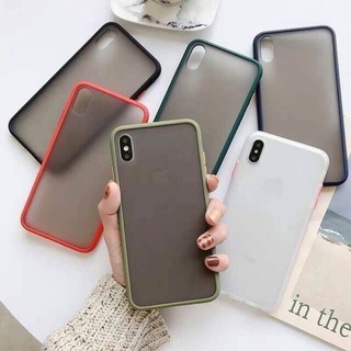 เคสขอบนิ่มหลังแข็งขุ่นFor ไอโฟน 6 / 6Plus / 7 / 7Plus / 8 / 8Plus / Xs / X / XR / XsMax