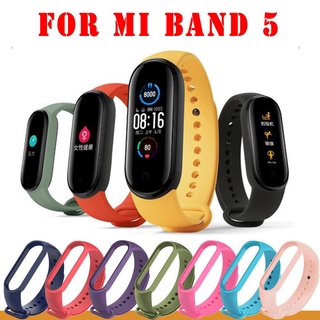 ภาพหน้าปกสินค้าสาย Xiaomi Mi Band 5 Mi Band Strap Strap Miband สายนาฬิกาข้อมือ สายรัดไมล์ สายรัด Mi Band ของแท้ นาฬิกา Xiaomi Strap Miband 5สายรัด Mi Band Smart Watch Accessories ที่เกี่ยวข้อง