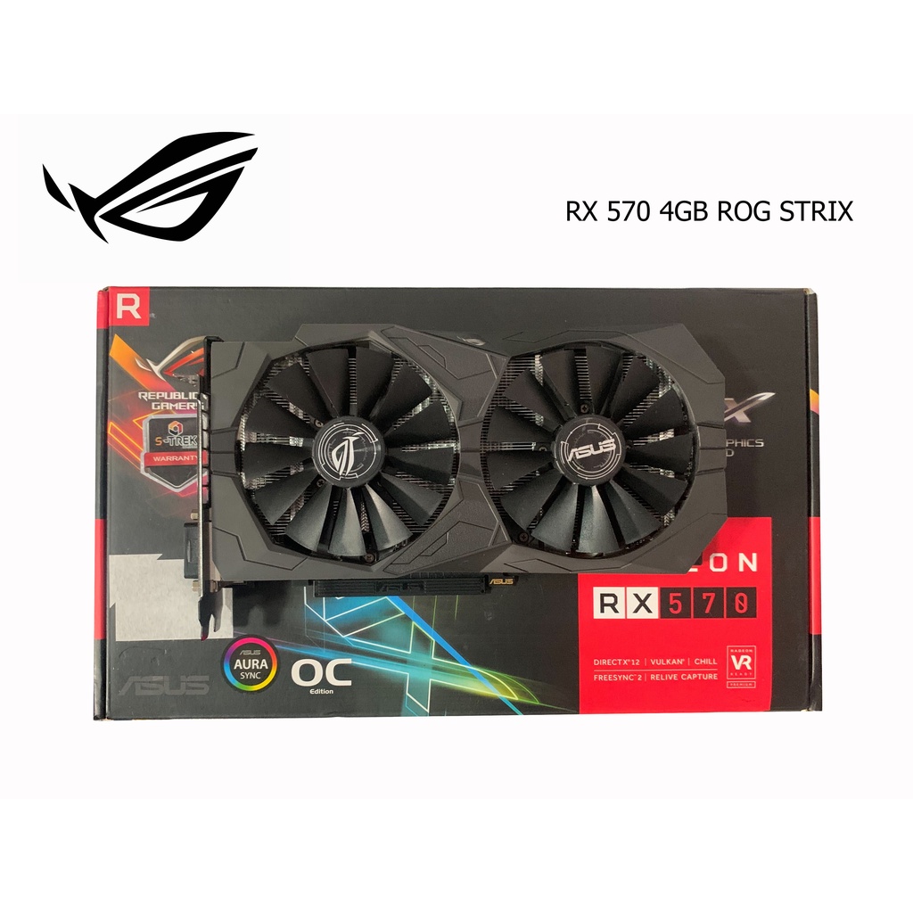 การ์ดจอ RX 570 4Gb / RX 580 4Gb / Rx 580 8Gb สภาพสวยๆ หลายแบรนด์ ...