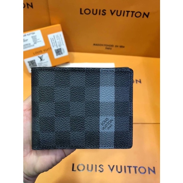 lv-hiend-ใบสั้น-ใบยาว-กระเป๋าตังค์หลุยส์-กระเป๋าตังค์ผู้ชาย-ลายตาราง