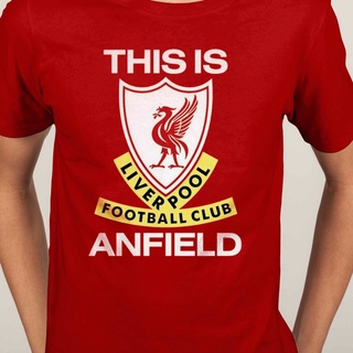 ชุดลำลองShort Sleeve T-shirt shirt Liverpool football club EPL Salah Van Dirk Jurgen Klopp Mane  O-Neck Men Fashion cot
