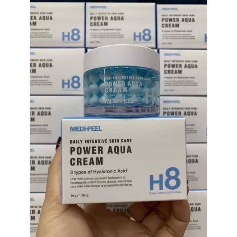 Medi-Peel H8 Power Aqua Cream [8 types of Hyaluronic Acid] 50ml ...