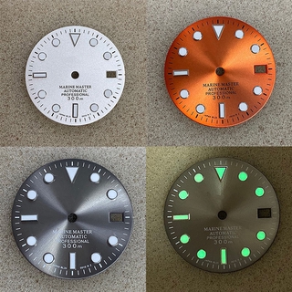 สินค้า อะไหล่นาฬิกาข้อมือแบบ Dial สีเขียวส่องสว่าง 29 มม . สําหรับ Skx007 Nh35