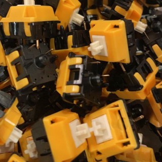 รูปภาพขนาดย่อของFFFF Switch (x1) สวิทช์เหลืองดำสีสวย Pre-Lubed จากโรงงานใส่พร้อมใช้ได้เลยลองเช็คราคา