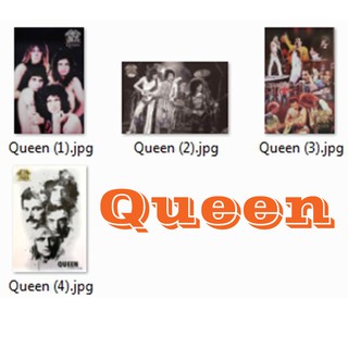 โปสเตอร์ วง Queen (4แบบ) ควีน วง ดนตรี ร็อก อังกฤษ รูป ภาพ ติดผนัง สวยๆ poster 34.5 x 23.5 นิ้ว (88 x 60 ซม.โดยประมาณ)