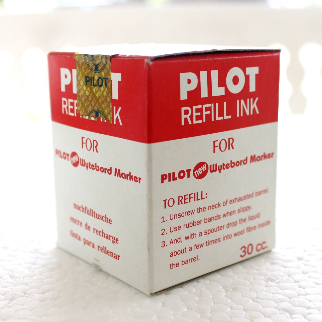 Pilot refill ink น้ำหมึกเติมไวท์บอร์ด สีแดง | Shopee Thailand