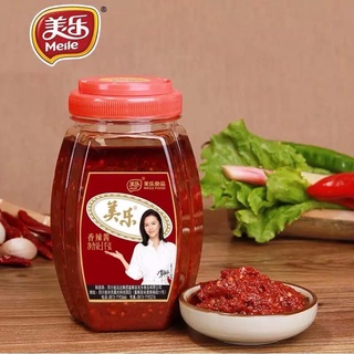 ซอสปรุงรส ซอสพริกเสฉวน พร้อมส่ง( 美乐香辣酱 ) ขนาด 1kg ซอสพริกสำหรับทำหม่าผอเต้าหู้ ซอส ซอสพริก เครื่องปรุงรส