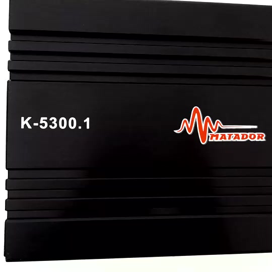 matador-พาเวอร์แอมป์-แอมป์รถยนต์-คลาสดี-k-5300-4000w-งานเกรดดี-อัดยาวได้สบาย-ขับ10-12นิ้ว-แม่เหล็ก156-170มิล-2ชั้นสบาย