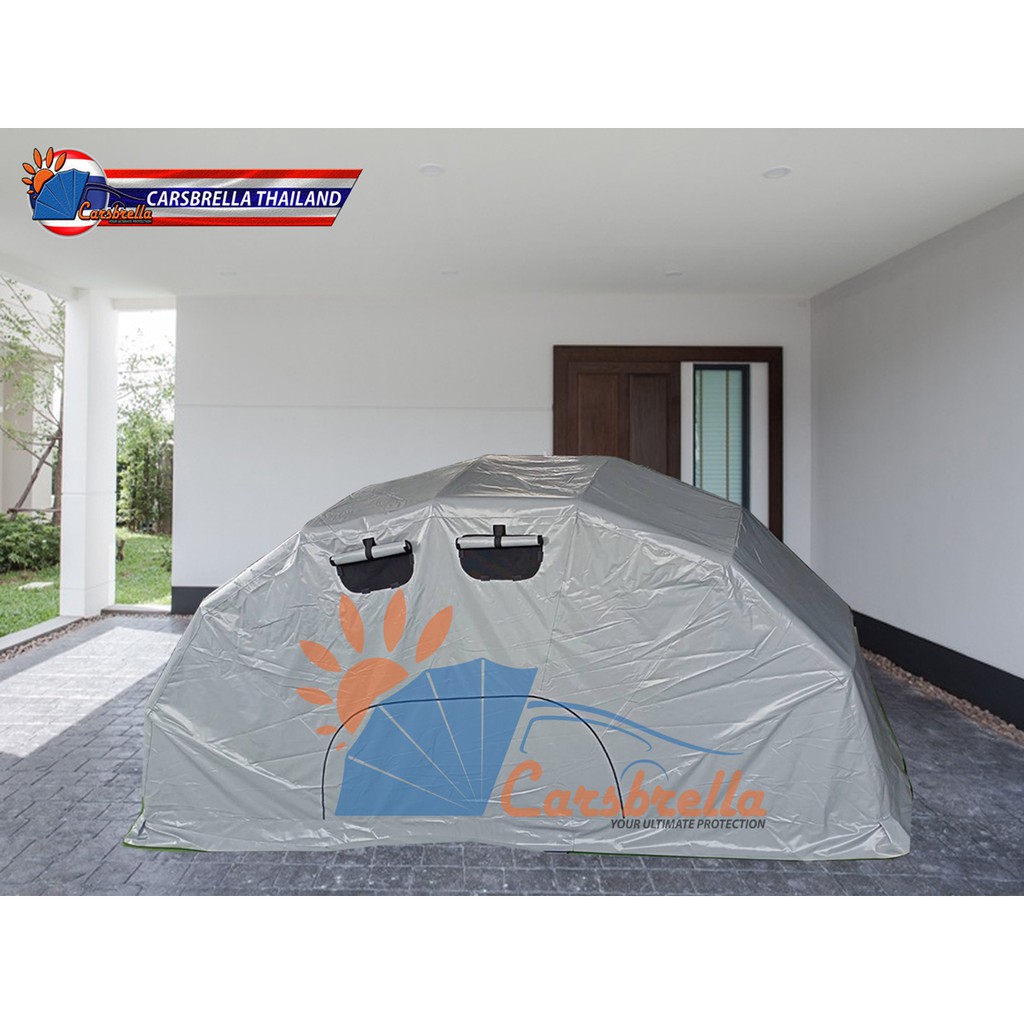 เต็นท์จอดรถ-โรงจอดรถสำเร็จรูปพับได้-carsbrella-รุ่น-easy-สำหรับรถที่มีขนาดเล็ก