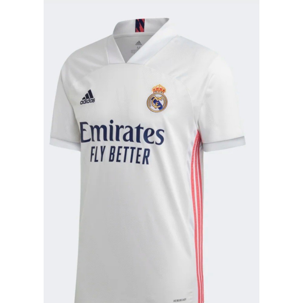 เสื้อฟุตบอล-real-madrid-ชุดเหย้า-ปี-20-21ของใหม่-ของแท้-ป้ายห้อย-size-m