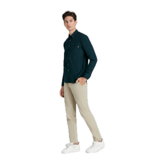 โปรโมชั่น : กางเกงชิโน่ ทรงกระบอกเล็ก SLIM FIT LONDON PANTS RALPH T กางเกงขายาวผู้ชาย สแล็ค