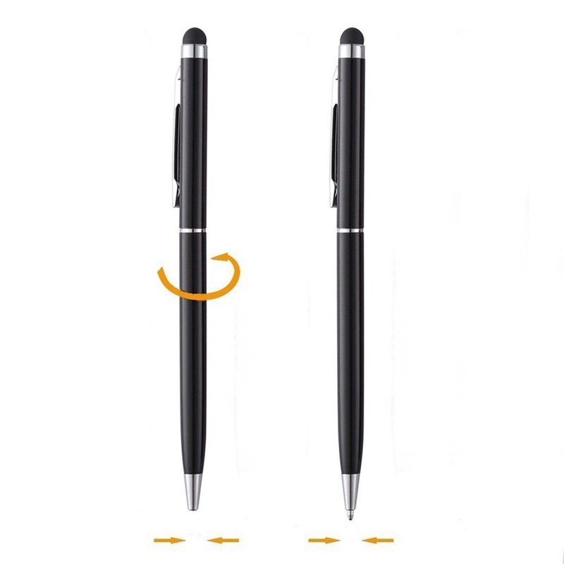 pen018ปากกา2in-1-สามารถเขียนกับแท็บเล็ต-มือถือได้ส่วนอีกด้านหนึ่งเป็นหัวลูกลื่นสำหรับเขียนกับสมุดโน๊ตได้-พร้อมส่ง