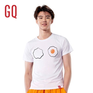 GQColor™ เสื้อยืดเปลี่ยนสี ลาย ไข่ดาว เสื้อยืดคอกลมผ้าฝ้าย