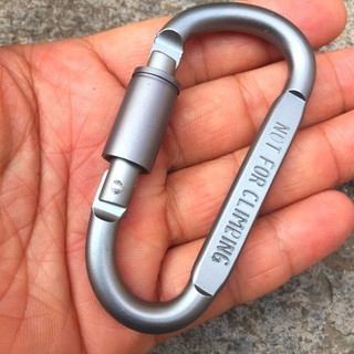 สินค้า ห่วงอลูมิเนียมคุณภาพสูง High-quality aluminum carabiner D-shaped