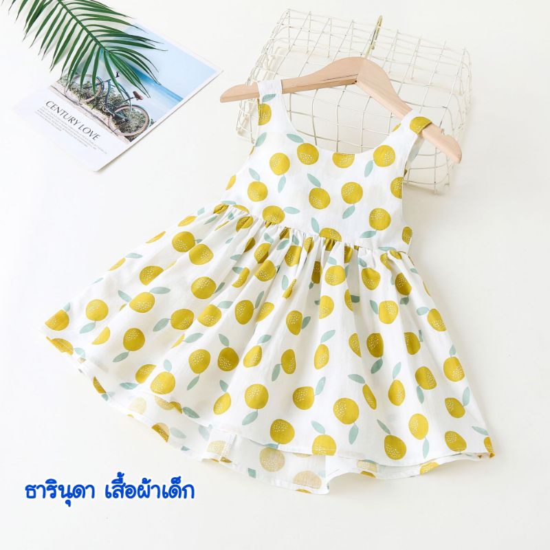 พร้อมส่งร้านไทย-เดรสแขนกุด-แต่งโบว์ใหญ่ด้านหลัง