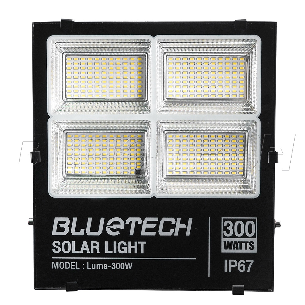 Bluetech USA ไฟโซล่าเซลล์ ขนาด 300วัตต์ ไฟสปอร์ตไลท์ Solar Cell LED ...