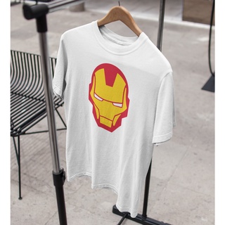 เสื้อยืด Unisex รุ่น Iron Man T-Shirt สวยใส่สบายแบรนด์ Khepri 100%cotton comb รีดทับลายได้เลย ไม่ยืดไม่หดไม่ขึ้นขน