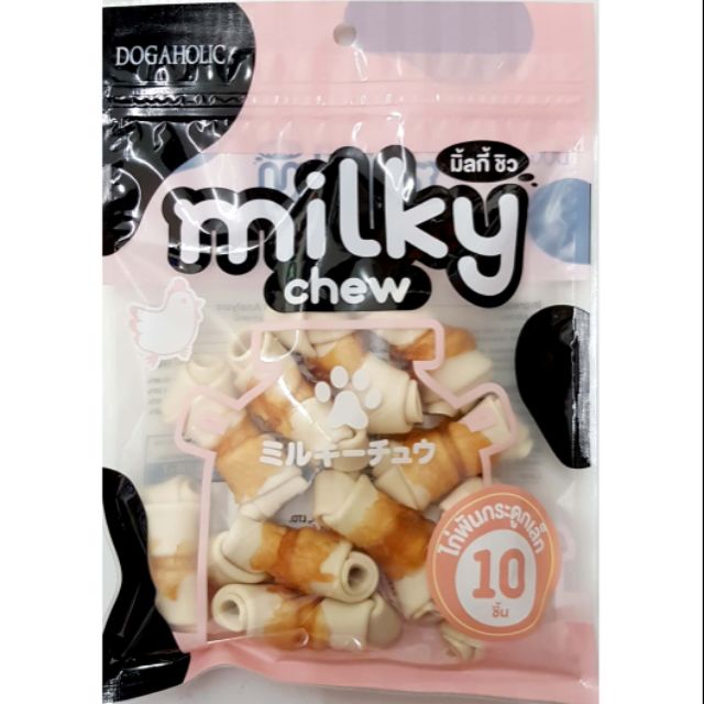 milky-chew-มิ้ลกี้ชิว-ไก่พันกระดูกเล็ก-กระดูกนิ่ม-10-ชิ้น