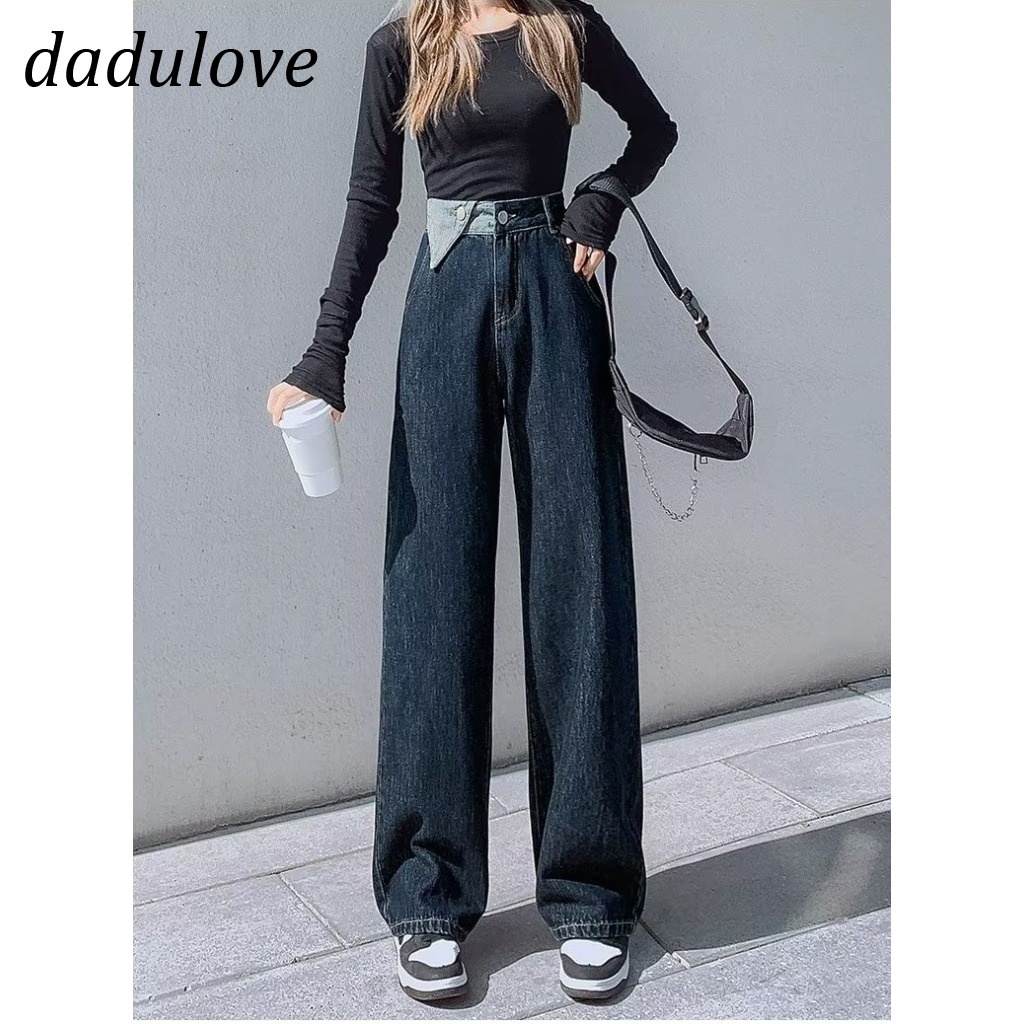 dadulove-new-korean-style-high-waist-straight-jeans-niche-loose-wide-leg-pants-fashion-womens-clothing