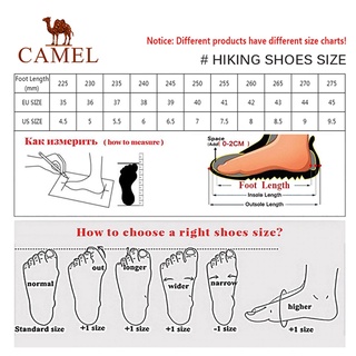 ภาพขนาดย่อของภาพหน้าปกสินค้าCamel รองเท้ากีฬา รองเท้าวิ่ง ระบายอากาศ กันลื่น ดูดซับแรงกระแทก จากร้าน cameloutdoor.th บน Shopee ภาพที่ 4