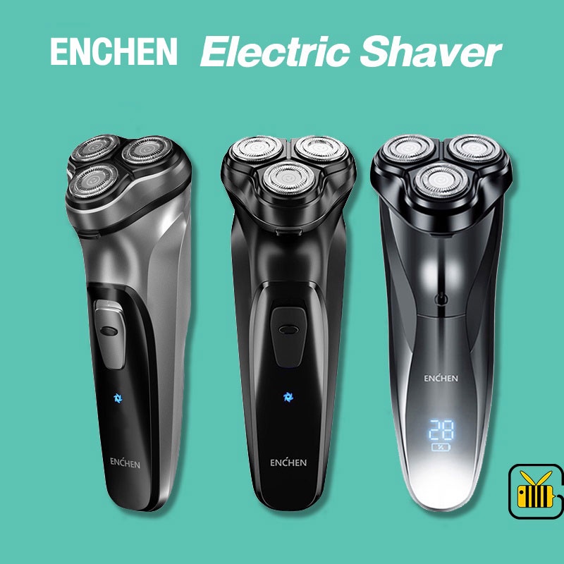 ภาพหน้าปกสินค้าENCHEN ที่โกนหนวดไฟฟ้า Electric Shaver BlackStone 3D เครื่องโกนหนวดไฟฟ้า ใบมีดโกนสำหรับเปลื่ยน โกนหนวดไฟฟ้า โกนหนวด