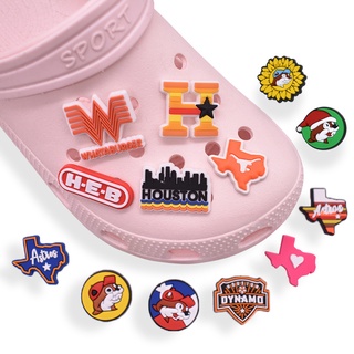 Crocs Jibbitz Houston จี้รูปรองเท้า DIY