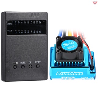 Fs 120A Brushless Esc ชุดการ์ดโปรแกรมกันน้ําสําหรับ 1/8 1/10 Fs รถบรรทุก